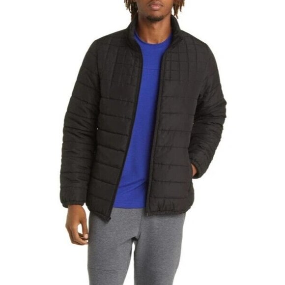 Z by Zella BNWT Mens black "Tracked Out" puffer jacket sz 2Xlarge NEW - Picture 1 of 6